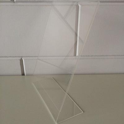 L-standaard acryl bxh 21x30cm A4 Staand - 30 stuks