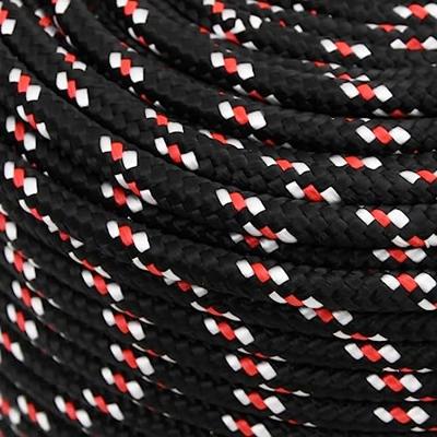 VidaXL Boot touw 6 mm 250 m polypropyleen zwart VidaXL Boot touw 6 mm 250 m polypropyleen zwart