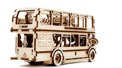 Wooden city Londen Bus