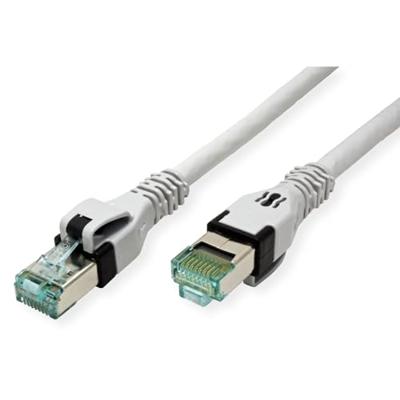 EasyLan DualBoot PushPull IP20 patchkabel, Cat.6A (Klasse EA), S/FTP, grijs, 1,5 m EasyLan DualBoot PushPull IP20 patchkabel, Cat.6A (Klasse EA), S/FTP, grijs, 1,5 m