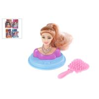Styling hoofd 9cm met accessoiries - thumbnail