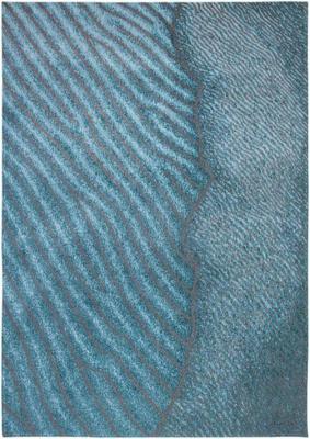 Louis de Poortere - 9132 Waves Shores Blue Nile - 280x360 cm Vloerkleed