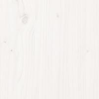 Boekenkast/kamerscherm 80x30x167,4 cm massief grenenhout wit - thumbnail