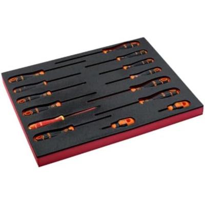 Bahco Foaminlay Fit&Go 2/3 met schroevendraaiers | BahcoFit | gleuf | Phillips | Pozidriv en TORX® - 14-delig - FF1F1009