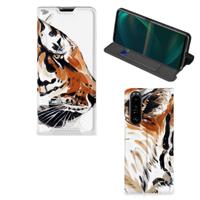 Bookcase Sony Xperia 5 III Watercolor Tiger - thumbnail