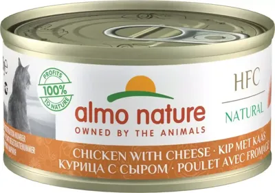 Almo Nature HFC Natural kattenvoer kip & kaas 70g