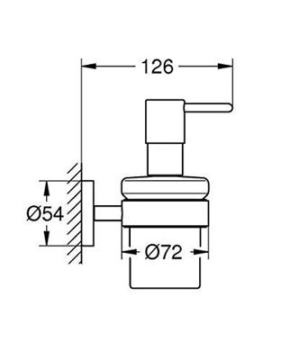 Grohe Essentials zeepdispenser Chroom