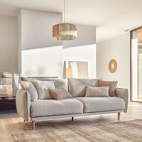 Kave Home 3-zits Bank 'Carlota' Micro-bouclé, kleur Beige - thumbnail