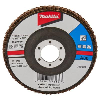 Makita Accessoires Lamellenschuurschijf 115mm A80 - D-27056 D-27056