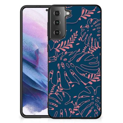Samsung Galaxy S21 Plus Bloemen Hoesje Palm Leaves