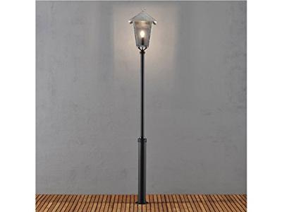 Lantaarnpaal Benu 1-lichts 128 cm zwart 437-320