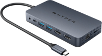 Hyper USB-C HyperDrive Dual 4K HDMI 10-in-1 hub - thumbnail