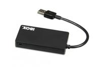 iBox IUH3F56 interface hub USB 3.2 Gen 1 (3.1 Gen 1) Type-A 5000 Mbit/s Zwart - thumbnail