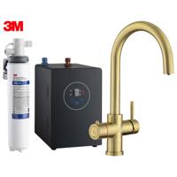 Multi-Tap Filtrete 3in1 Kokend Water Kraan Gold - Rond - thumbnail