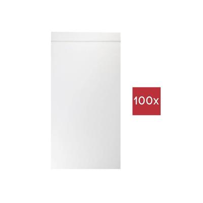 Hersluitbare zak zonder etiketstrook (l x b) 200 mm x 100 mm Transparant Polyethyleen 100 stuk(s)
