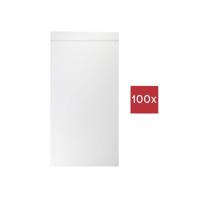 Hersluitbare zak zonder etiketstrook (l x b) 200 mm x 100 mm Transparant Polyethyleen 100 stuk(s) - thumbnail