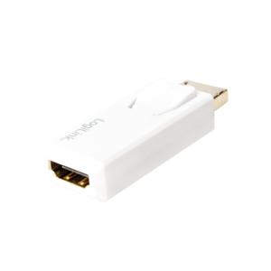 LogiLink CV0100 DisplayPort / HDMI Adapter [1x DisplayPort stekker - 1x HDMI-bus] Wit 0 mm