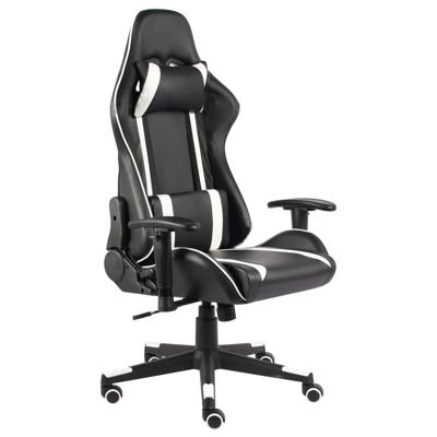 Gamestoel draaibaar PVC wit