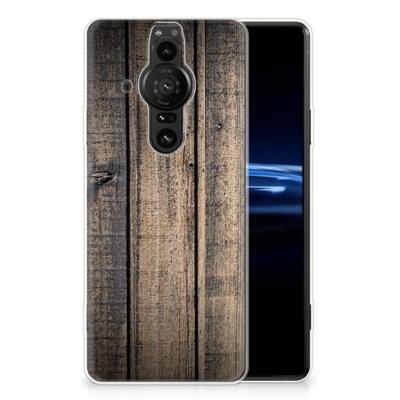 Sony Xperia Pro-I | Bumper Hoesje | Steigerhout Sony Xperia Pro-I | Bumper Hoesje | Steigerhout