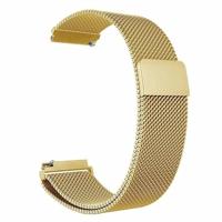 By Qubix - Milanese bandje - Goud - Compatible met Garmin Lily 2 - Compatible Garmin bandje - thumbnail