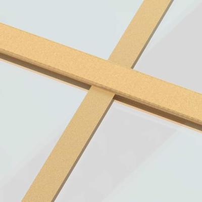 Schuifdeur 102,5x205 cm helder ESG-glas en aluminium goudkleur