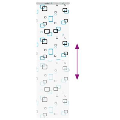 Doucherolgordijn met cassette 60x240 cm stofbreedte 56 cm