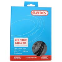 Elvedes remkabel set universeel 2015009 zwart 8 delig - thumbnail