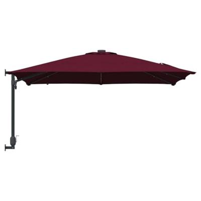 Tuinparasol Bordeauxrood 248.5 x 247.5 x 160 cm Stof Tuinparasol Bordeauxrood 248.5 x 247.5 x 160 cm Stof