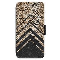 iPhone 13 Pro flipcase - Luipaard chevron - thumbnail