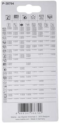 Makita Accessoires Decoupeerzaagblad Wolfram "fijn" - T150RIFF | 3 stuks - P-38794 Makita Accessoires Decoupeerzaagblad Wolfram "fijn" - T150RIFF | 3 stuks - P-38794