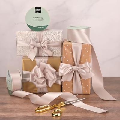 Vaessen Creative • satijnlint 20mx25mm beige