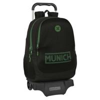 Schoolrugzak met Wielen Munich Caviar Zwart 32 x 44 x 16 cm - thumbnail