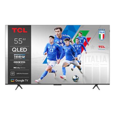 TCL 55P8K QLED TV 4K HDR UHD Smart Google TV (Dolby Vision & Atmos, 144Hz Motion Clarity Pro, FreeSync, Onkyo 2.1, spraakbediening, compatibel met Google Assistant, Google Cast)