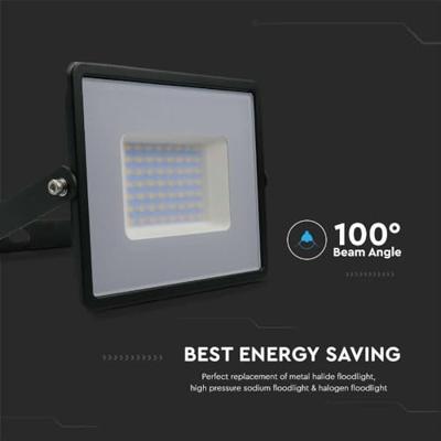 V-TAC VT-4051B-N LED Schijnwerper - E-serie - IP65 Waterdicht - Zwart - 50W - 4300 Lumen - 4000K