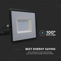 V-TAC VT-4051B-N LED Schijnwerper - E-serie - IP65 Waterdicht - Zwart - 50W - 4300 Lumen - 4000K - thumbnail