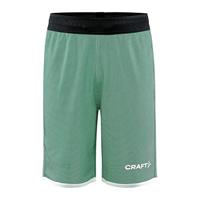 Craft 1911117 Progress Rev. Basket Shorts Jr - Team Green/White - 146/152 - thumbnail