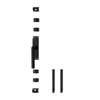 Intersteel krukespagnolet links hoek 90° incl. stangenset - mat zwart - thumbnail