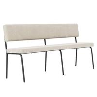 FÉST Monday eetbank 160 zwart Soil 01 natural - thumbnail