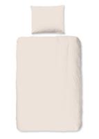 Good Morning Dekbedovertrek "uni dessin" - Zand - (140x200/220 cm) - Katoen - thumbnail