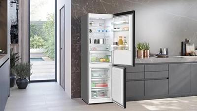 Siemens KG36NXXBF Koel-vriescombinatie Zwart