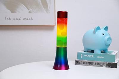 Itotal Lavalamp rainbow, 30cm