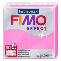 Fimo effect boetseerklei neon roze, 57gr - thumbnail