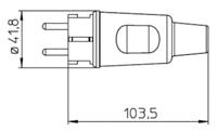 Socket plug kopp Zwart IP44 16 A - thumbnail