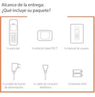 Draadloze telefoon Gigaset A270 Wit Wireless 1,5" - thumbnail