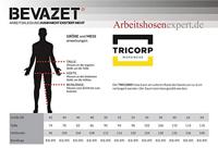 Tricorp worker canvas met cordura - Workwear - 502009 - donkergrijs/zwart - maat 50 - thumbnail