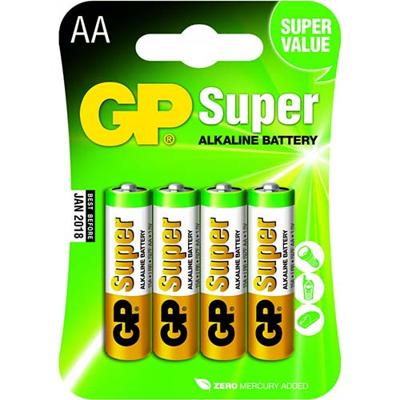 AA batterijen - 4 stuks | GP | Alkaline | GP0020