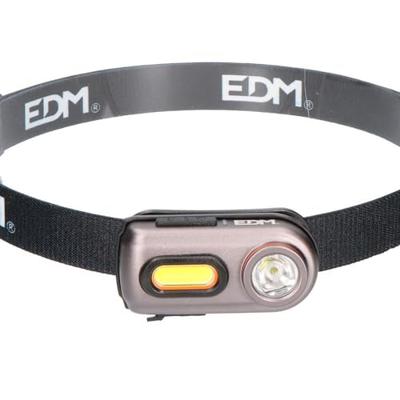 Ledlamp voor op het hoofd EDM 36416 Zwart 5 W Ledlamp voor op het hoofd EDM 36416 Zwart 5 W