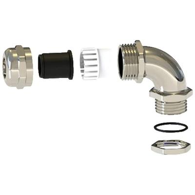 TRU COMPONENTS TC-11447408 kabelwartel M50 x 1,5 messing (vernikkeld) metaal 1 st.
