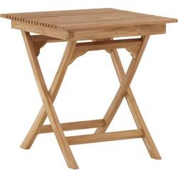 Nohr Inklapbare Bistrotafel 'Leea' Teakhout, 70 x 70cm