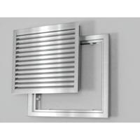 Xenz lamellenrooster serviceluik 30x40 cm rvs look - thumbnail